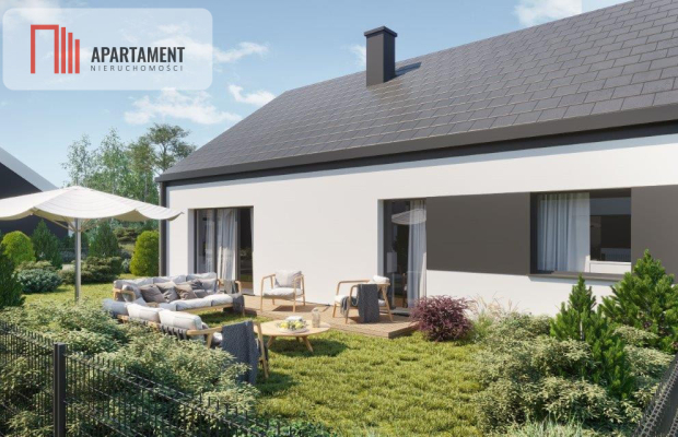 Bliźniak 117m2+poddasze 63m2+ogód do 333m2+garaż