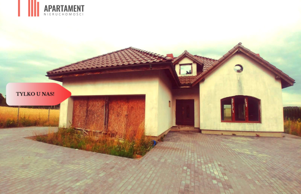 Duży dom wg projektu Lawenda 2 do wykończenia