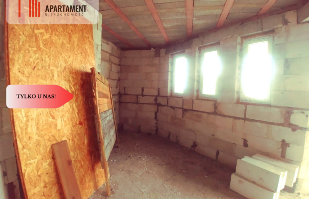 Duży dom wg projektu Lawenda 2 do wykończenia