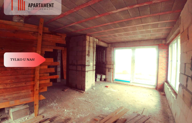 Duży dom wg projektu Lawenda 2 do wykończenia