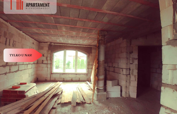 Duży dom wg projektu Lawenda 2 do wykończenia