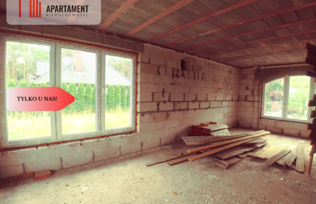 Duży dom wg projektu Lawenda 2 do wykończenia