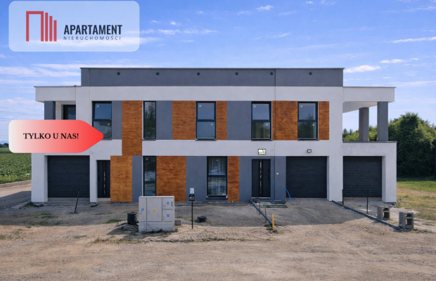 Nowoczesny bliźniak 116 mkw w Laskowicach Pom.