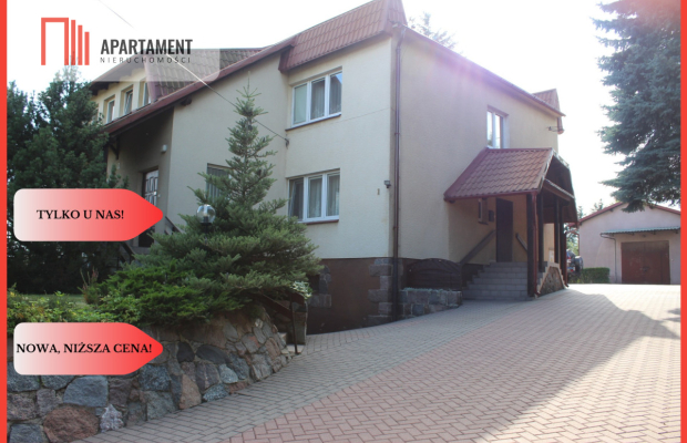 Dom 240 m²Hale z działką 1,57 ha ZBLEWO