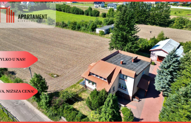 Dom 240 m²Hale z działką 1,57 ha ZBLEWO