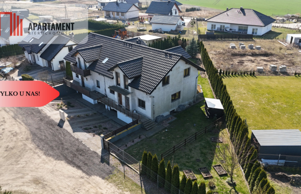 Tylko u nas! Bliźniak 535 m2, 4 garaże -Inwestycja