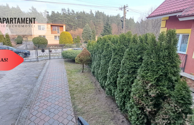 Cisza, spokój, las, na sprzedaż pół domu, ogródek