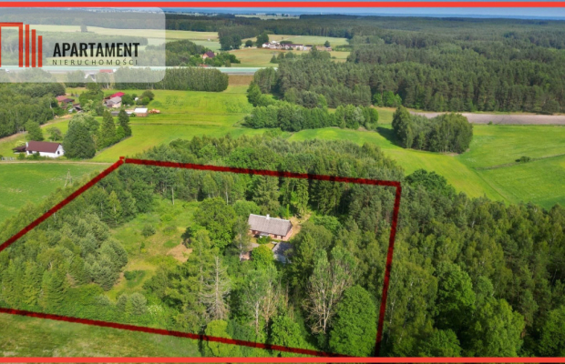 Magiczne siedlisko otulone lasem Borów Tucholskich