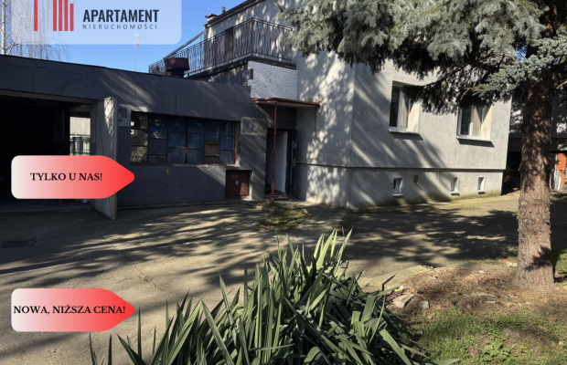 Dom z warsztatem samochodowym