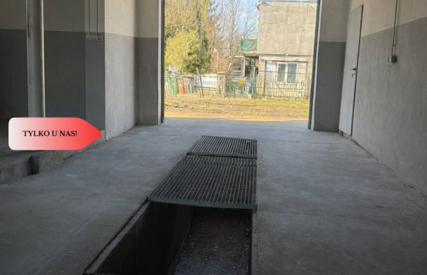 Dom z warsztatem samochodowym