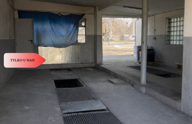 Dom z warsztatem samochodowym