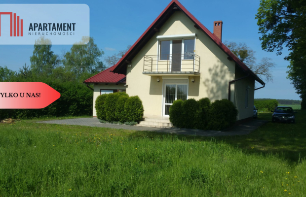 Dom z linią brzegową  jeziora! Bory Tucholskie