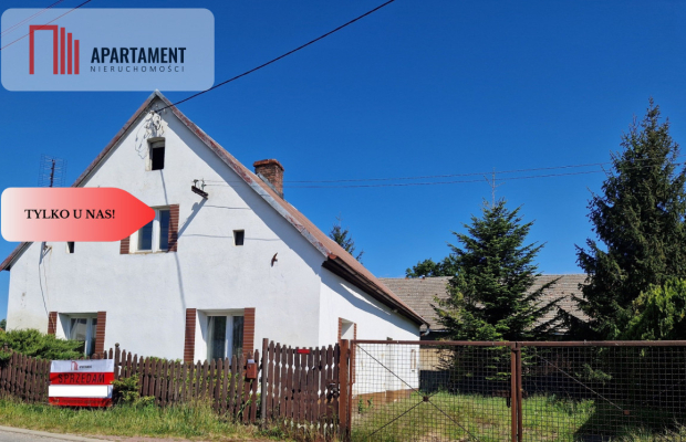 Dom na działce 3500m2 ze stodołą i budynkiem gosp.