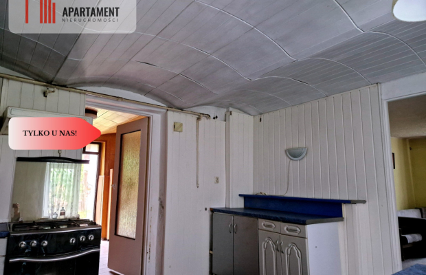 Dom na działce 3500m2 ze stodołą i budynkiem gosp.