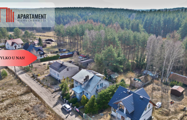 Tylko u nas! Przestronny dom+działka rekreacyjna.