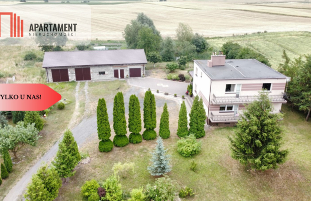 Przestronny dom z dużym ogrodem i własnym stawem