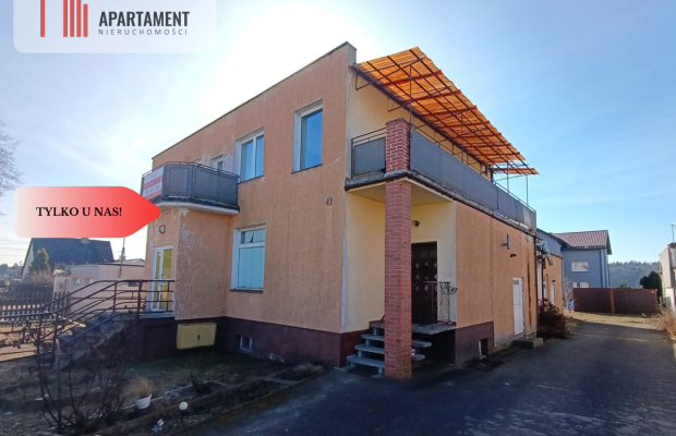 Dom z Lokalem  i Halą produkcyjną, 2 garaże, Iława