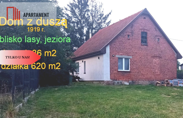 DOM 85 M2/620 M2 LASY,JEZIORA  WIĘCBORK-okolica!