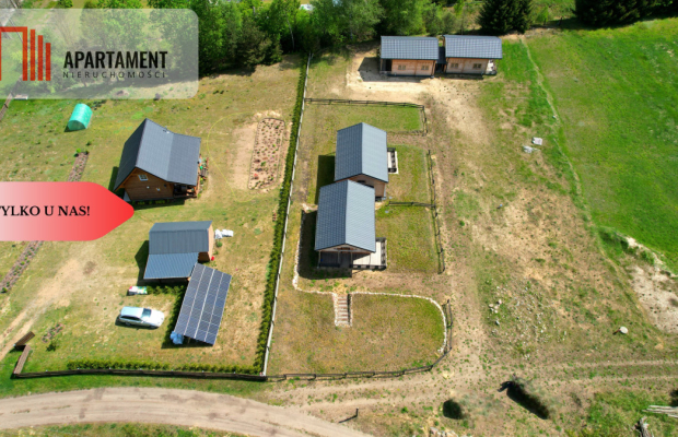 TYLKO U NAS!!! DOMEK OTOCZONY BORAMI TUCHOLSKIMI