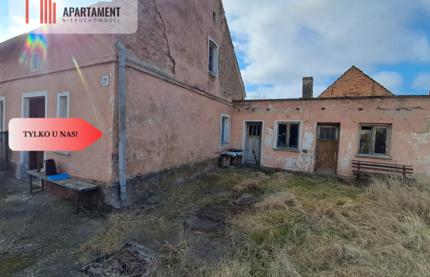 Dom na wsi do własnej aranżacji na dużej działce.