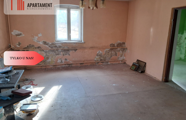 Dom na wsi do własnej aranżacji na dużej działce.