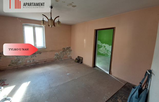 Dom na wsi do własnej aranżacji na dużej działce.