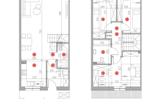 Ostatni skrajny segment z dużym ogrodem