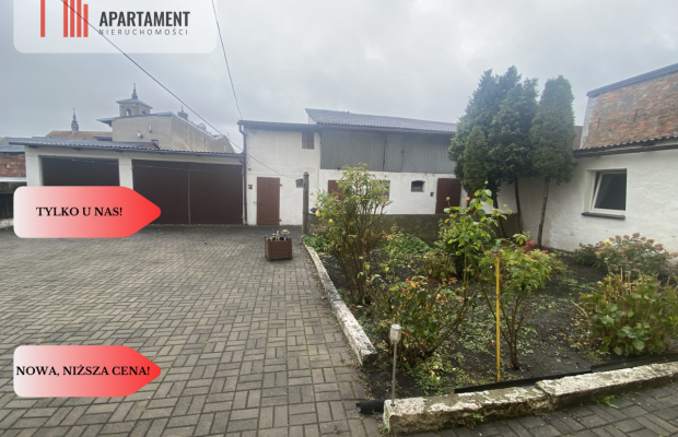 Przestronna kamienica z garażami w mieście