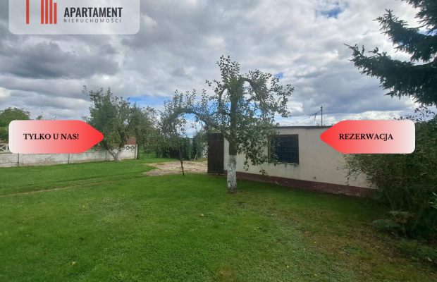 Dom z dużą działką/garaż/REZERWACJA