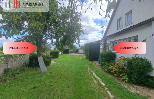 Dom z dużą działką/garaż/REZERWACJA