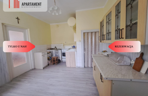 Dom z dużą działką/garaż/REZERWACJA