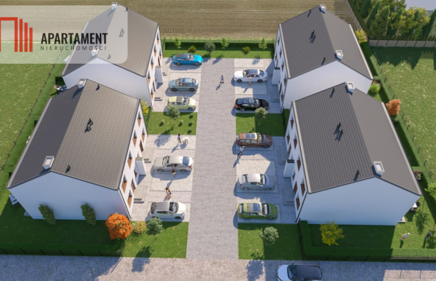 Kameralne osiedle – 8 domów z ogródkami i 2 m.p.