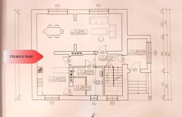 Dom 5 p działka 2400 mkw ze stawem blisko Czersk