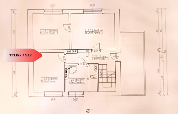 Dom 5 p działka 2400 mkw ze stawem blisko Czersk