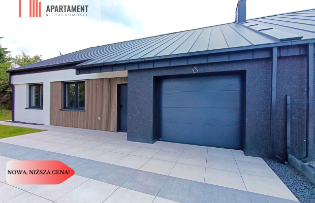 PARTEROWY dom w otoczeniu JEZIOR | garaż | taras