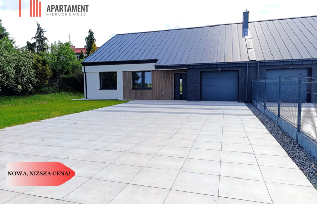 PARTEROWY dom w otoczeniu JEZIOR | garaż | taras