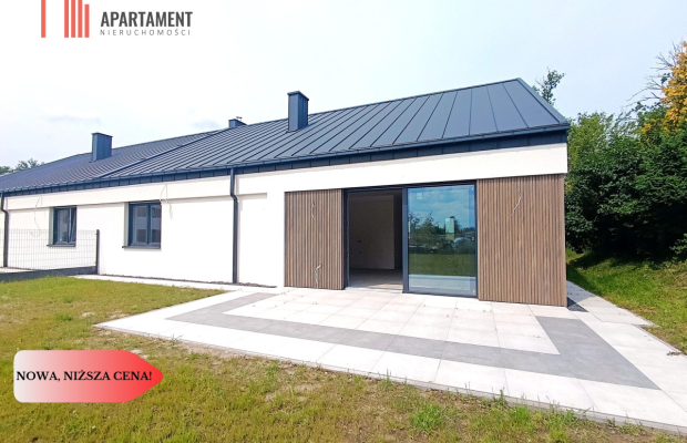 PARTEROWY dom w otoczeniu JEZIOR | garaż | taras