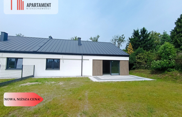 PARTEROWY dom w otoczeniu JEZIOR | garaż | taras