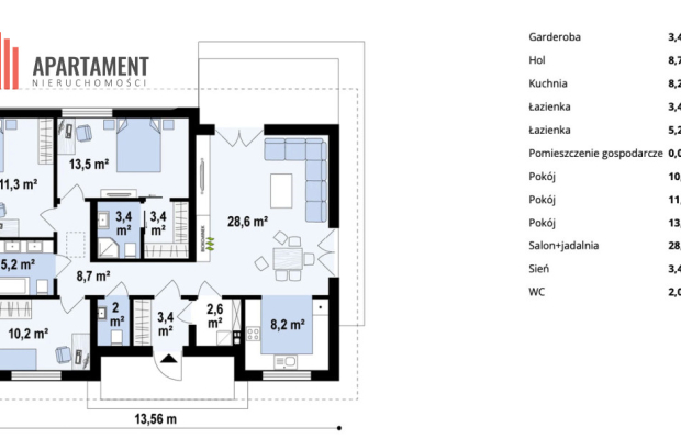 Pasywny Dom wolnostojący Dolaszewo- 5min od Piły