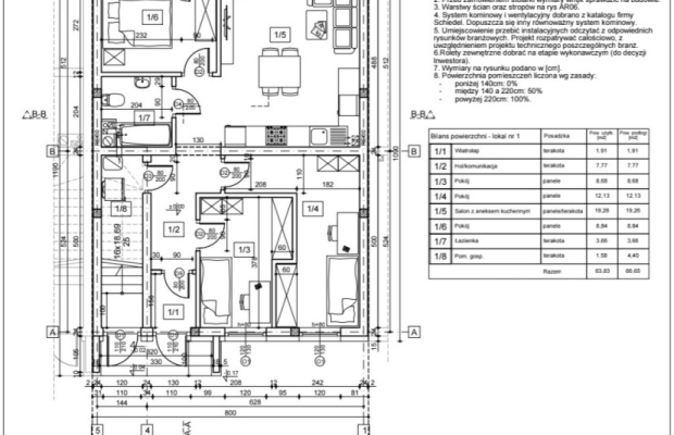 Bliźniak: parter z ogrodem i piętro z poddaszem