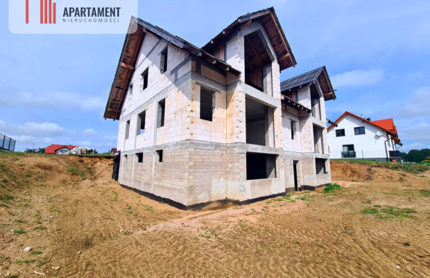 Dom dwulokalowy w stanie otwartym Stężyca!!