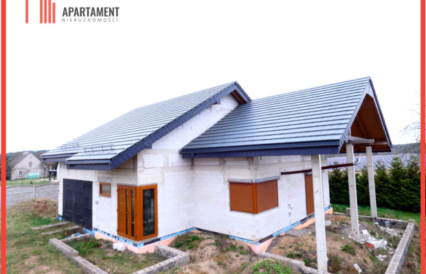 Dom w pięknej okolicy, stan surowy zamknięty