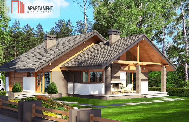 Dom w pięknej okolicy, stan surowy zamknięty