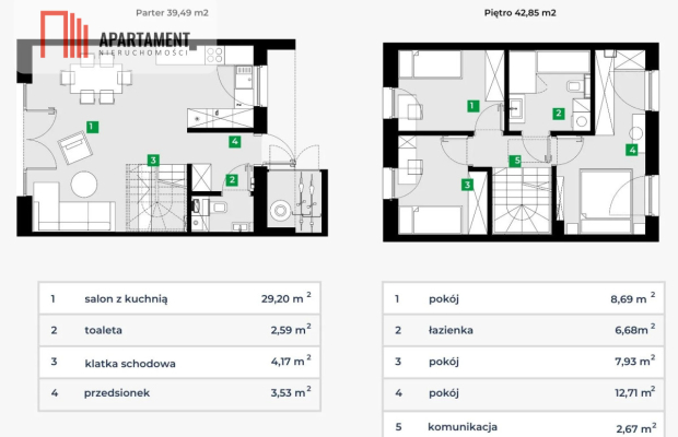 Promocja/Ogródek/Dwa miejsca postojowe/