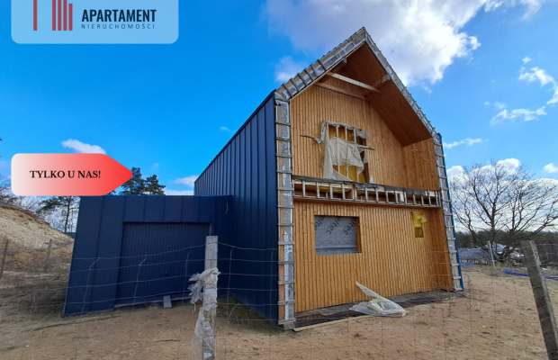 DOM NA WZGÓRZU W TRAKCIE BUDOWY