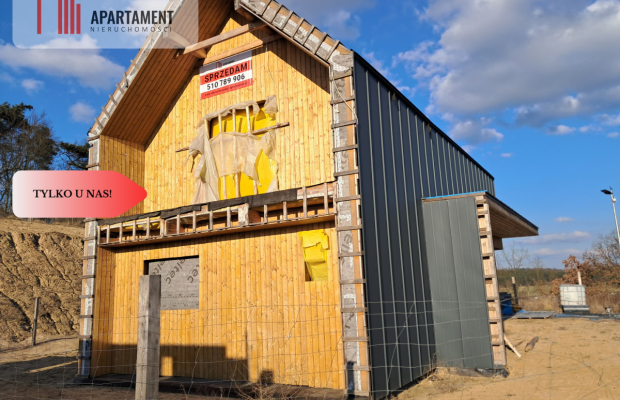 DOM NA WZGÓRZU W TRAKCIE BUDOWY