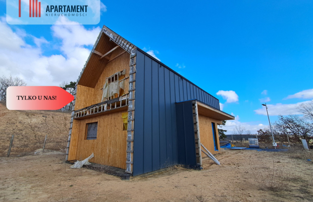 DOM NA WZGÓRZU W TRAKCIE BUDOWY