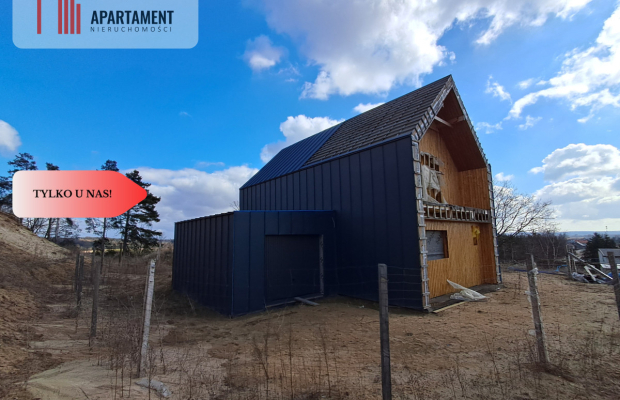 DOM NA WZGÓRZU W TRAKCIE BUDOWY