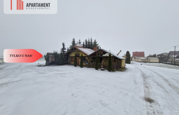 Zajazd z dużą działką pod Damasławkiem