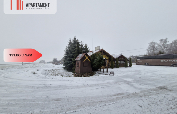 Zajazd z dużą działką pod Damasławkiem